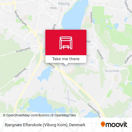 Bjergnæs Efterskole (Viborg Kom) map