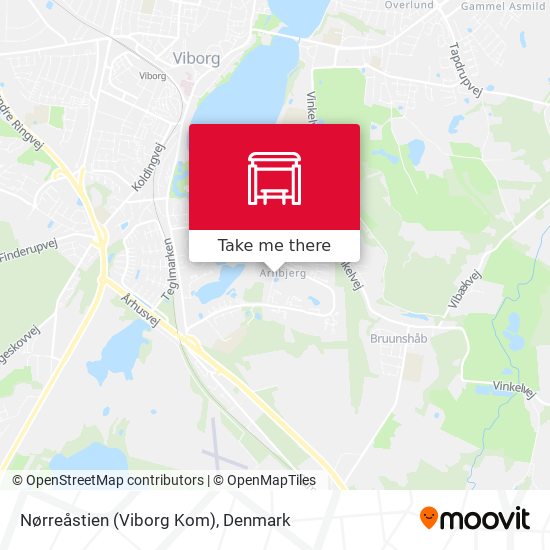 Nørreåstien (Viborg Kom) map