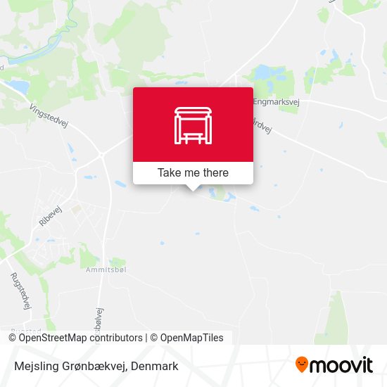 Mejsling Grønbækvej map