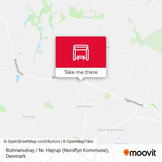 Bolmerodvej / Nr. Højrup (Nordfyn Kommune) map