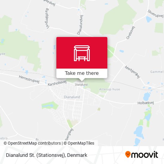 Dianalund St. (Stationsvej) map