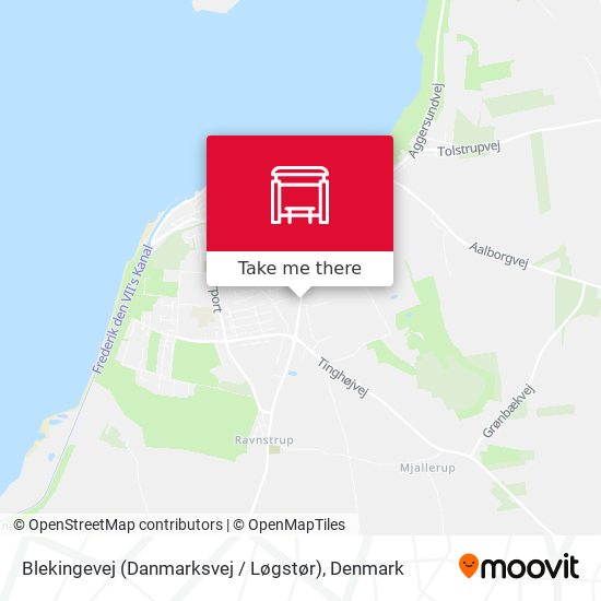 Blekingevej (Danmarksvej / Løgstør) map