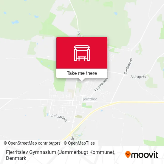 Fjerritslev Gymnasium (Jammerbugt Kommune) map