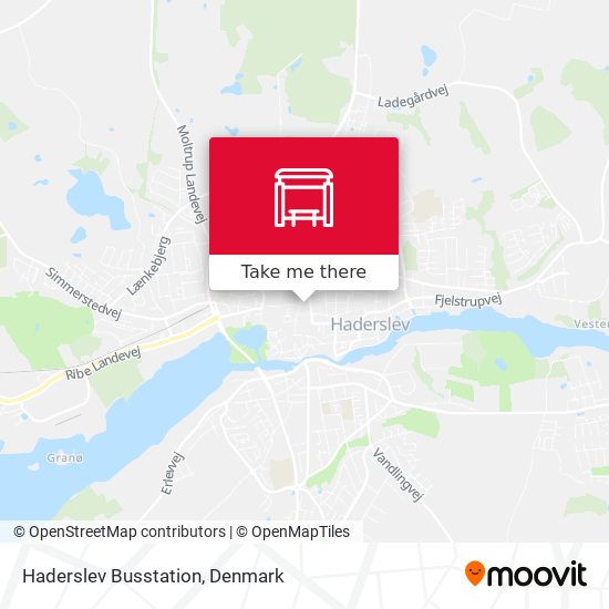 Haderslev Busstation map