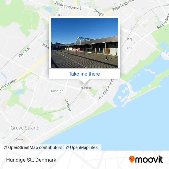 Hundige St. map