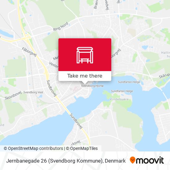 Jernbanegade 26 (Svendborg Kommune) map