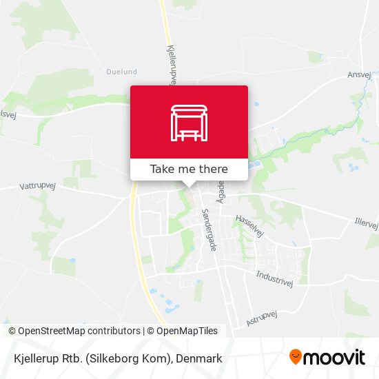 Kjellerup Rtb. (Silkeborg Kom) map