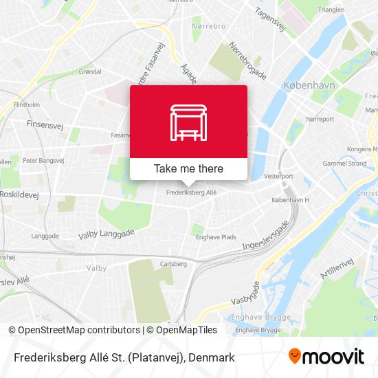 Frederiksberg Allé St. (Platanvej) map