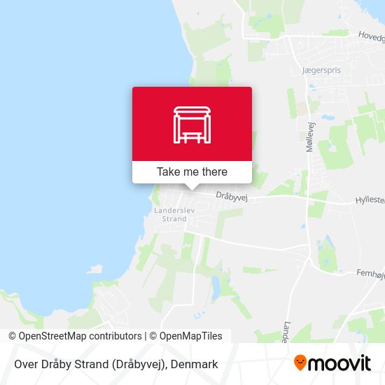Over Dråby Strand (Dråbyvej) map