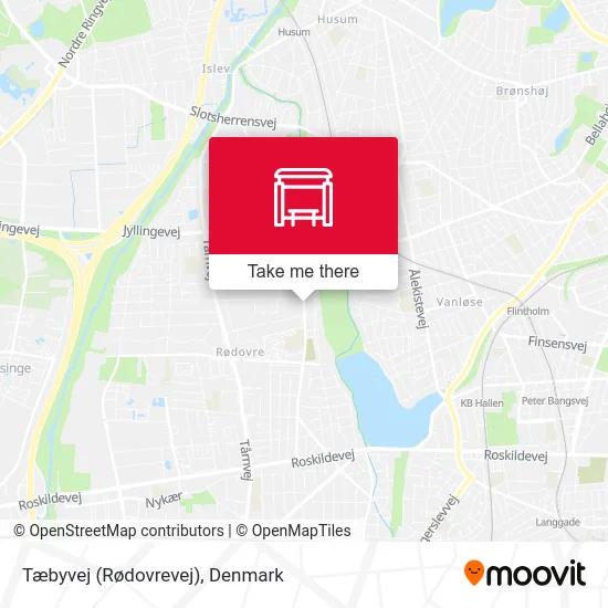 Tæbyvej (Rødovrevej) map