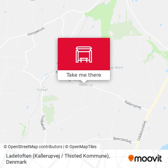 Ladetoften (Kallerupvej / Thisted Kommune) map