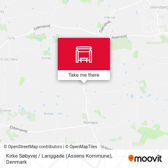 Kirke Søbyvej / Langgade (Assens Kommune) map