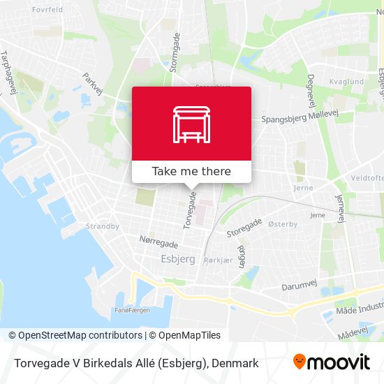 Torvegade V Birkedals Allé (Esbjerg) map