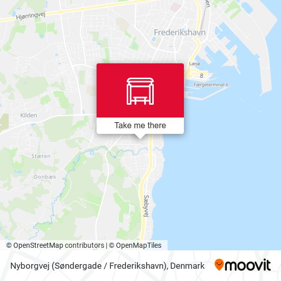 Nyborgvej (Søndergade / Frederikshavn) map