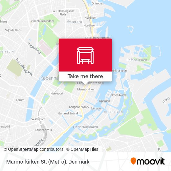 Marmorkirken St. (Metro) map