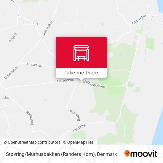 Støvring / Murhusbakken (Randers Kom) map