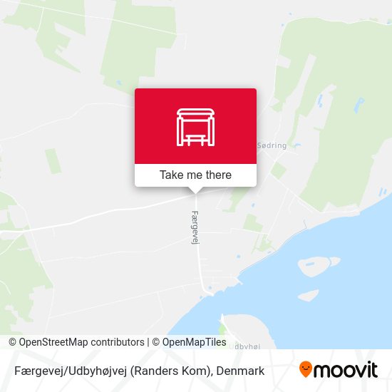 Færgevej / Udbyhøjvej (Randers Kom) map