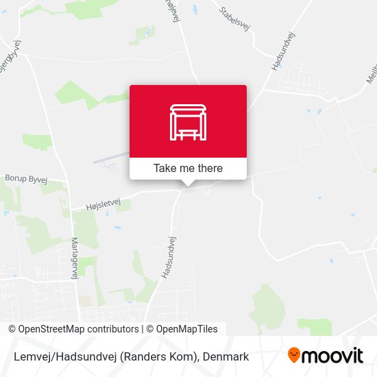 Lemvej / Hadsundvej (Randers Kom) map