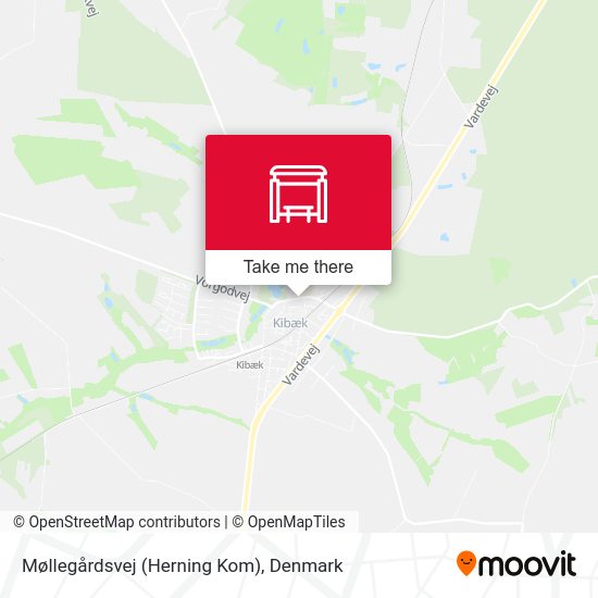 Møllegårdsvej (Herning Kom) map