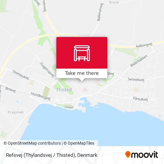 Refsvej (Thylandsvej / Thisted) map