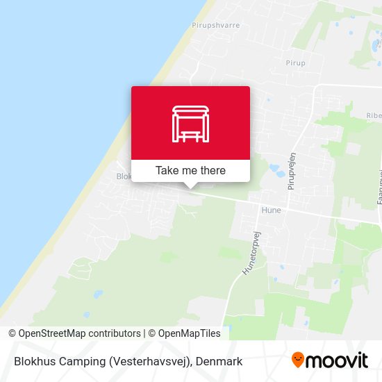 Blokhus Camping (Vesterhavsvej) map