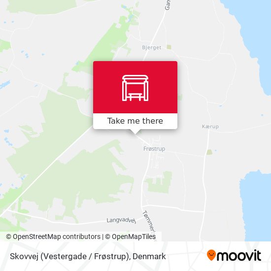 Skovvej (Vestergade / Frøstrup) map