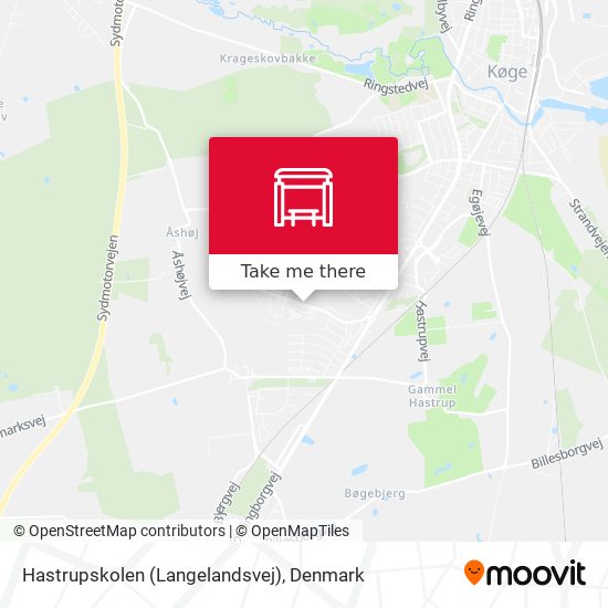 Hastrupskolen (Langelandsvej) map