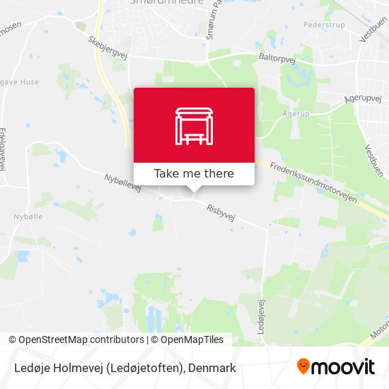 Ledøje Holmevej (Ledøjetoften) map