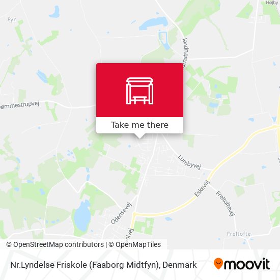 Nr.Lyndelse Friskole (Faaborg Midtfyn) map