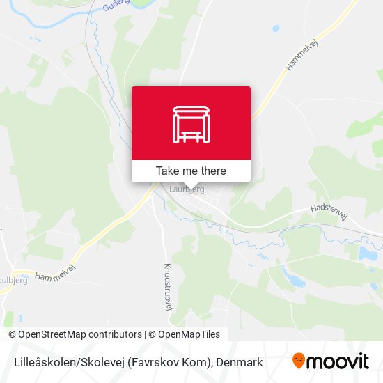 Lilleåskolen / Skolevej (Favrskov Kom) map