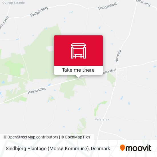 Sindbjerg Plantage (Morsø Kommune) map