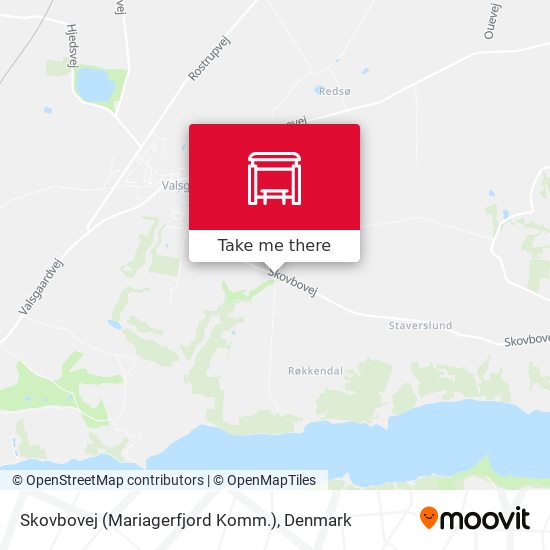 Skovbovej (Mariagerfjord Komm.) map