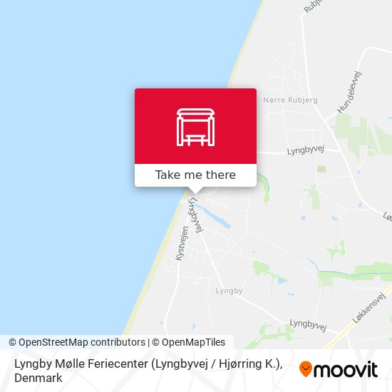 Lyngby Mølle Feriecenter (Lyngbyvej / Hjørring K.) map
