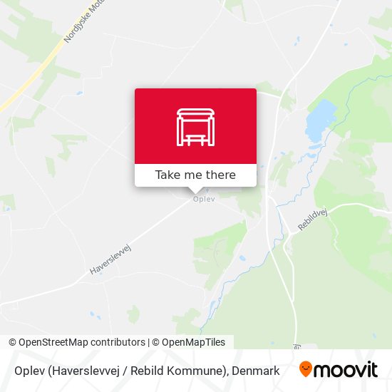 Oplev (Haverslevvej / Rebild Kommune) map