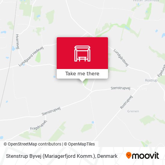 Stenstrup Byvej (Mariagerfjord Komm.) map