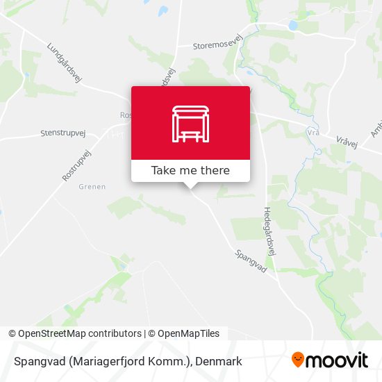 Spangvad (Mariagerfjord Komm.) map