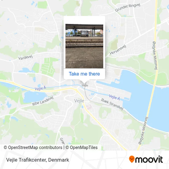 Vejle Trafikcenter map
