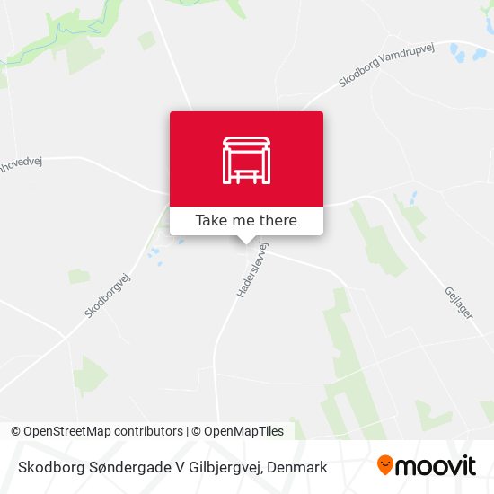 Skodborg Søndergade V Gilbjergvej map