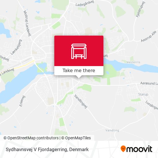 Sydhavnsvej V Fjordagerring map