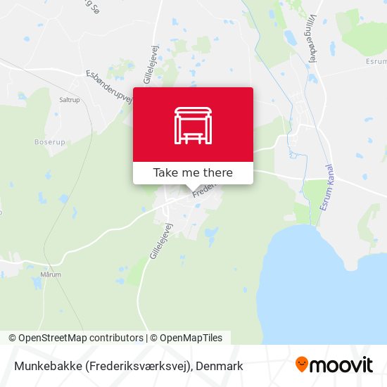 Munkebakke (Frederiksværksvej) map