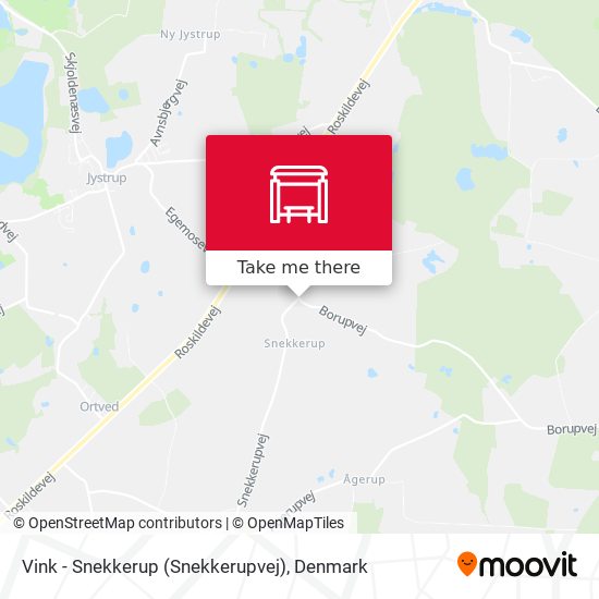 Vink - Snekkerup (Snekkerupvej) map