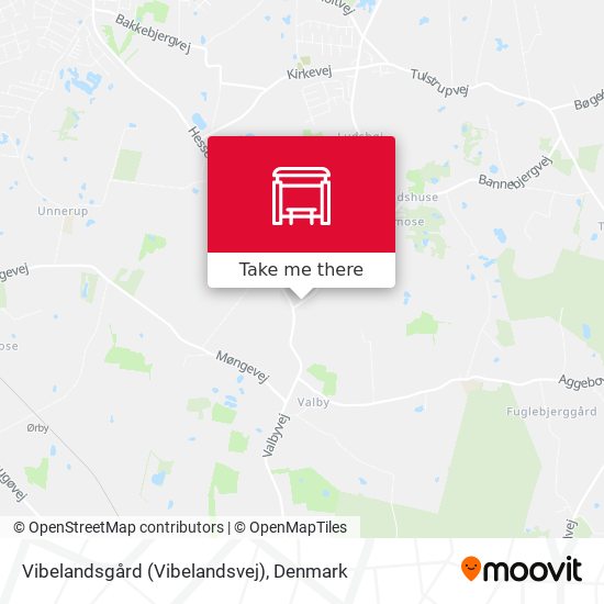 Vibelandsgård (Vibelandsvej) map