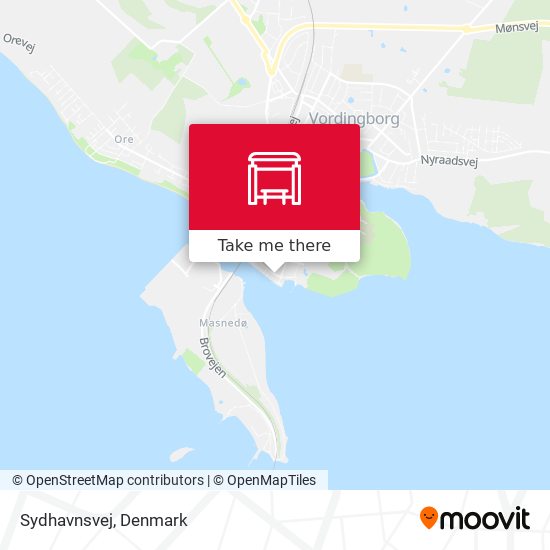 Sydhavnsvej map