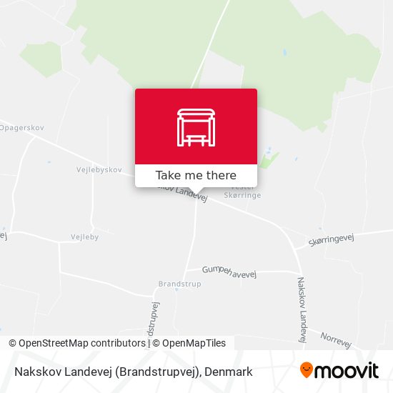 Nakskov Landevej (Brandstrupvej) map