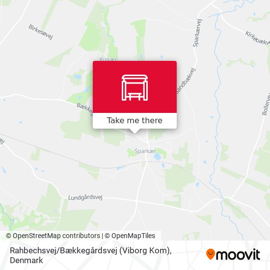 Rahbechsvej / Bækkegårdsvej (Viborg Kom) map