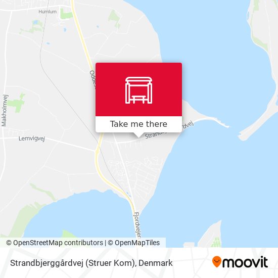Strandbjerggårdvej (Struer Kom) map