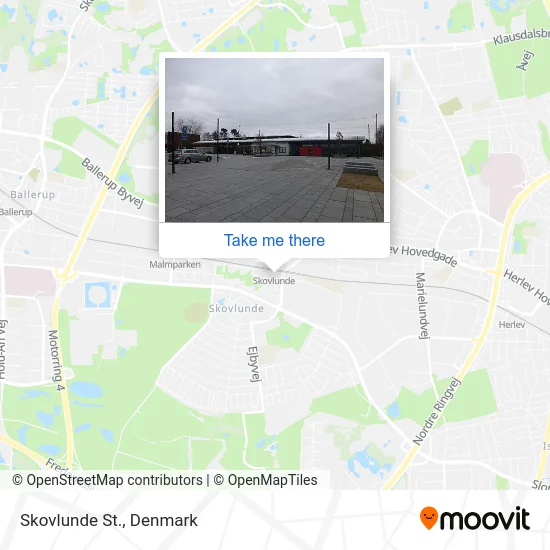 Skovlunde St. map