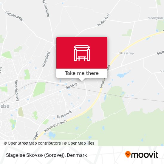 Slagelse Skovsø (Sorøvej) map