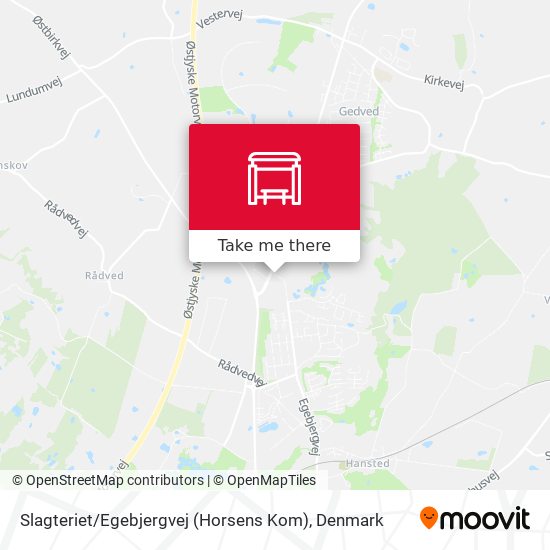 Slagteriet / Egebjergvej (Horsens Kom) map