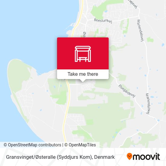 Gransvinget / Østeralle (Syddjurs Kom) map